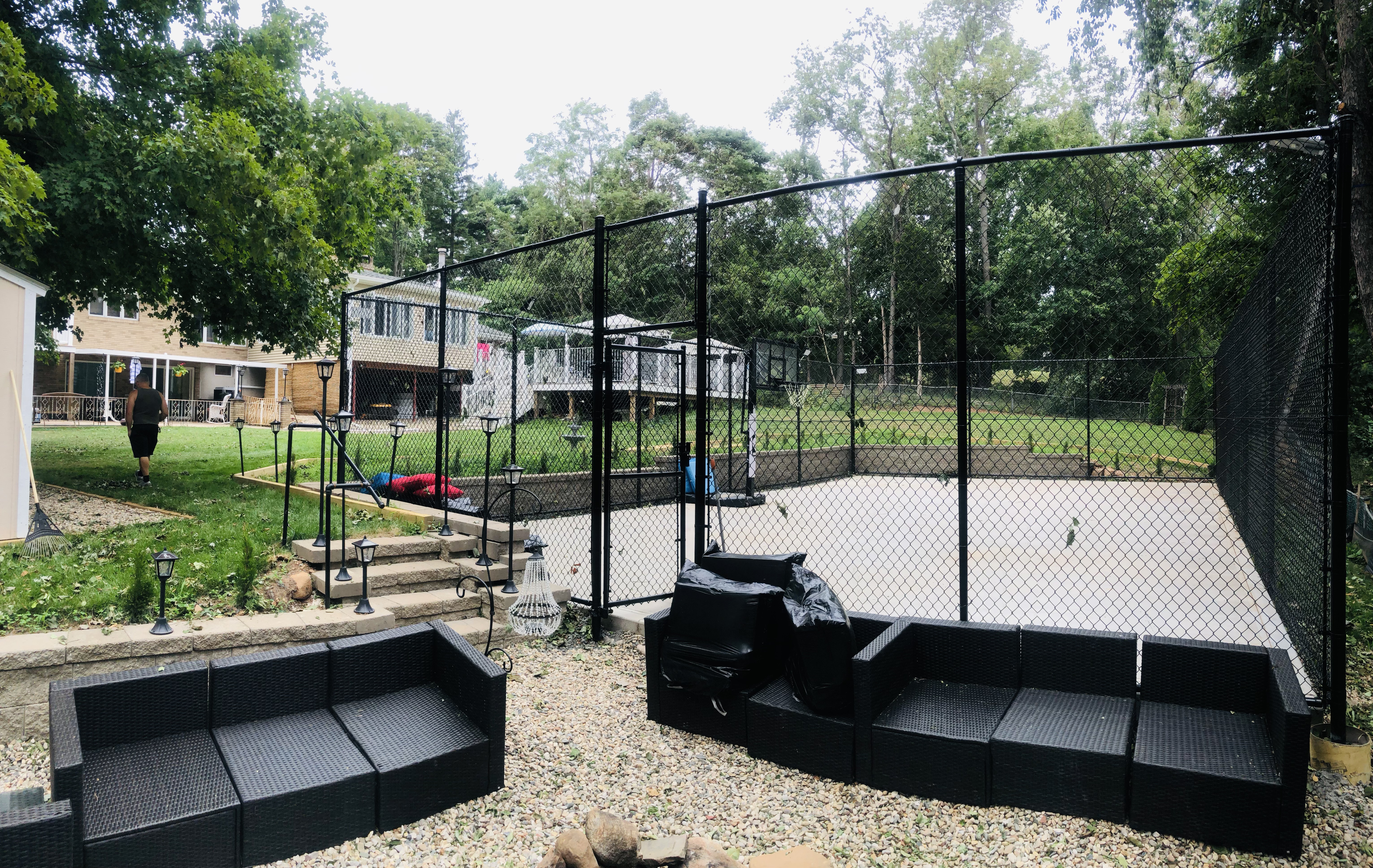 Finished Complete Basket Ball Court